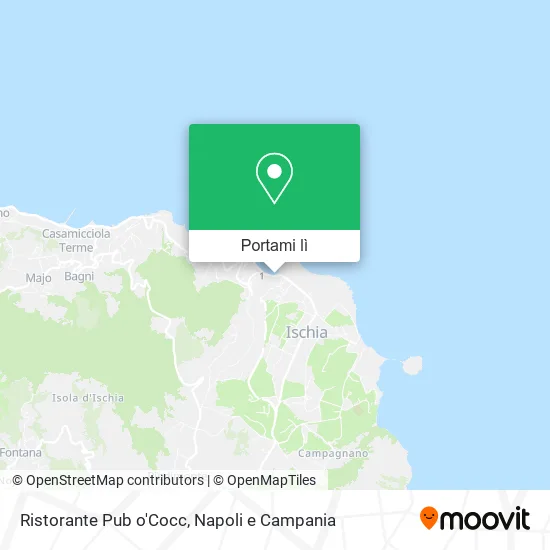 Mappa Ristorante Pub o'Cocc