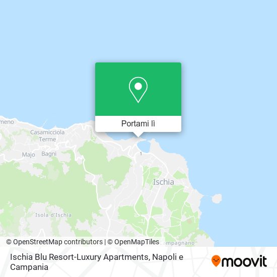 Mappa Ischia Blu Resort-Luxury Apartments