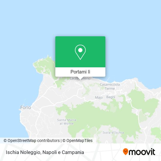 Mappa Ischia Noleggio