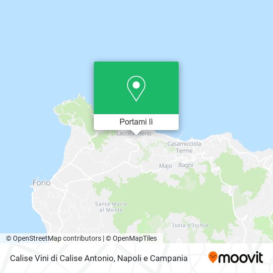 Mappa Calise Vini di Calise Antonio