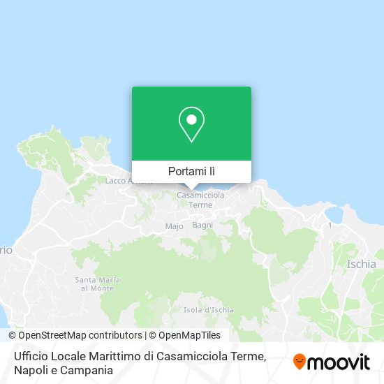 Mappa Ufficio Locale Marittimo di Casamicciola Terme