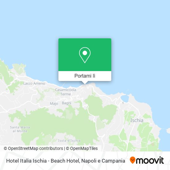 Mappa Hotel Italia Ischia - Beach Hotel