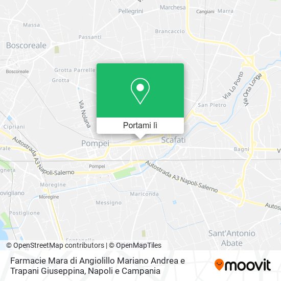 Mappa Farmacie Mara di Angiolillo Mariano Andrea e Trapani Giuseppina