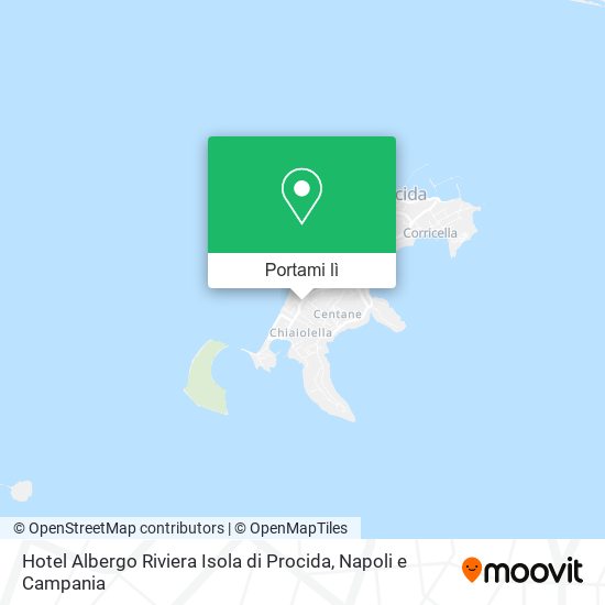 Mappa Hotel Albergo Riviera Isola di Procida