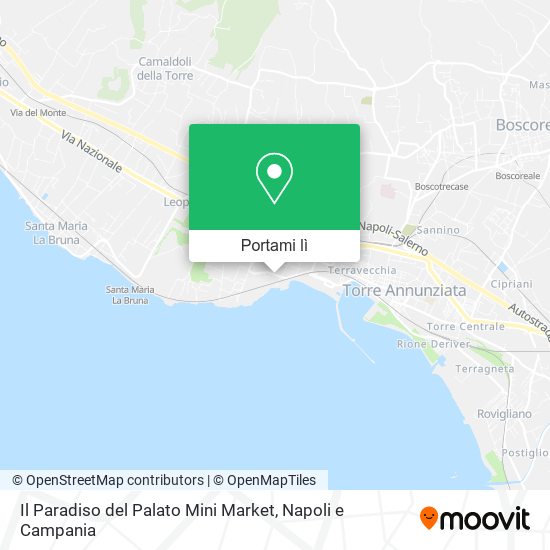 Mappa Il Paradiso del Palato Mini Market