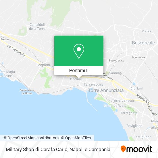 Mappa Military Shop di Carafa Carlo