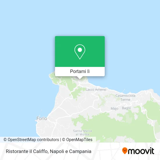 Mappa Ristorante il Califfo