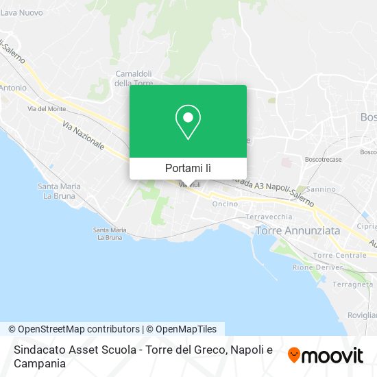 Mappa Sindacato Asset Scuola - Torre del Greco