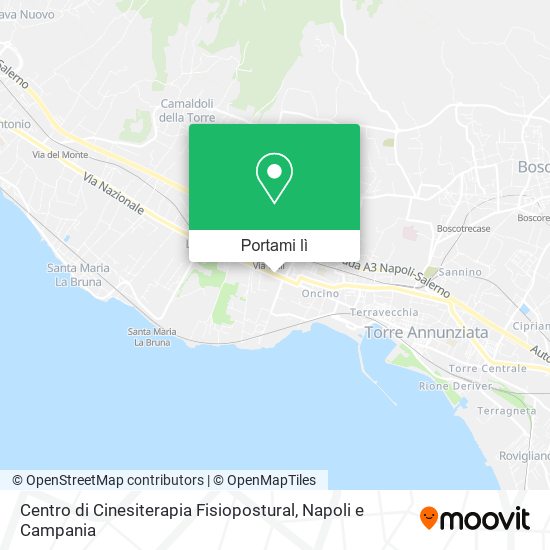 Mappa Centro di Cinesiterapia Fisiopostural