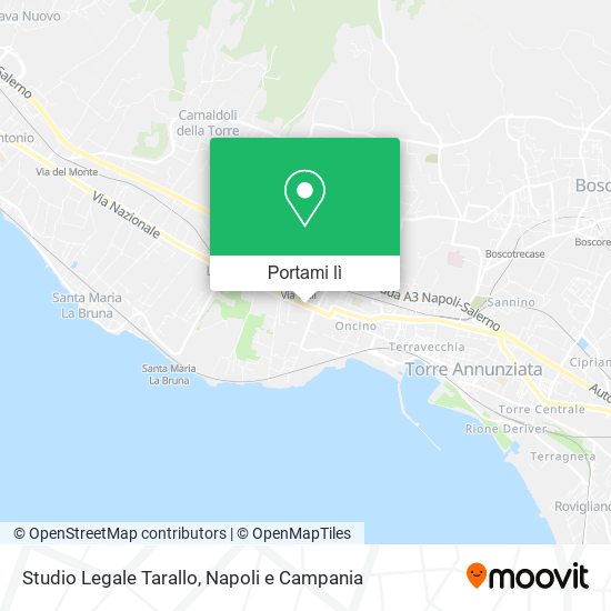 Mappa Studio Legale Tarallo