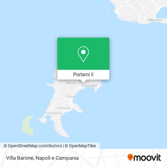 Mappa Villa Barone