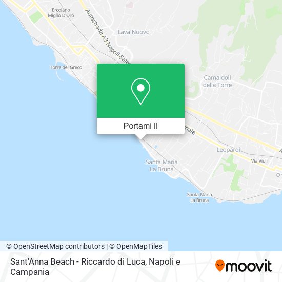 Mappa Sant'Anna Beach - Riccardo di Luca