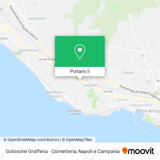 Mappa Golosone Grafferia - Cornetteria