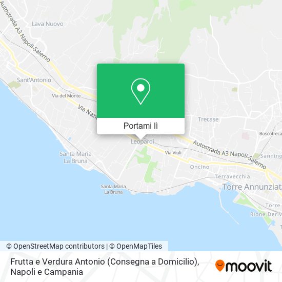 Mappa Frutta e Verdura Antonio (Consegna a Domicilio)
