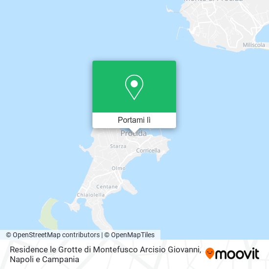 Mappa Residence le Grotte di Montefusco Arcisio Giovanni