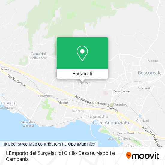 Mappa L'Emporio dei Surgelati di Cirillo Cesare