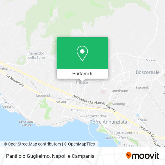 Mappa Panificio Guglielmo