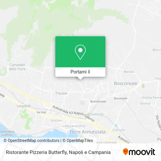 Mappa Ristorante Pizzeria Butterfly