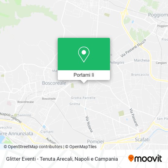 Mappa Glitter Eventi - Tenuta Arecali