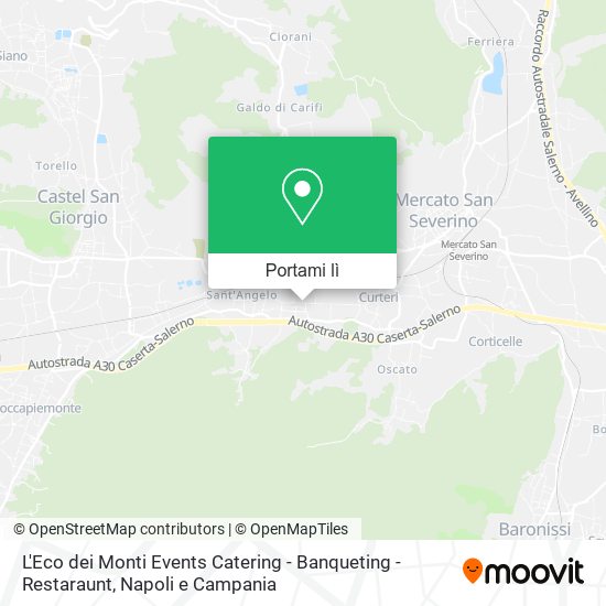 Mappa L'Eco dei Monti Events Catering - Banqueting - Restaraunt