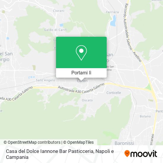 Mappa Casa del Dolce Iannone Bar Pasticceria