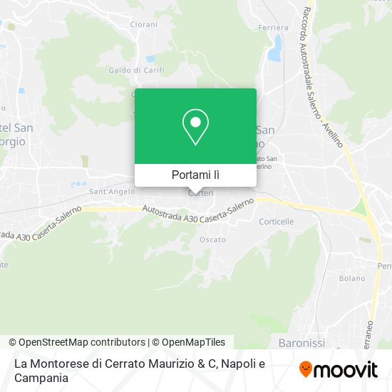 Mappa La Montorese di Cerrato Maurizio & C