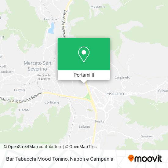 Mappa Bar Tabacchi Mood Tonino