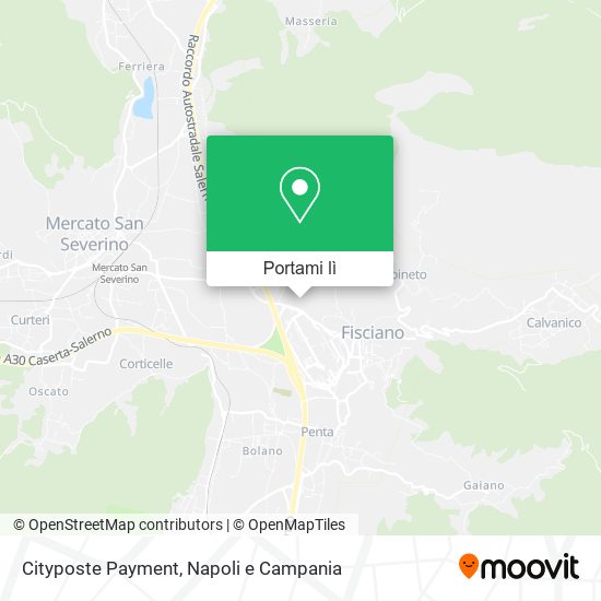 Mappa Cityposte Payment