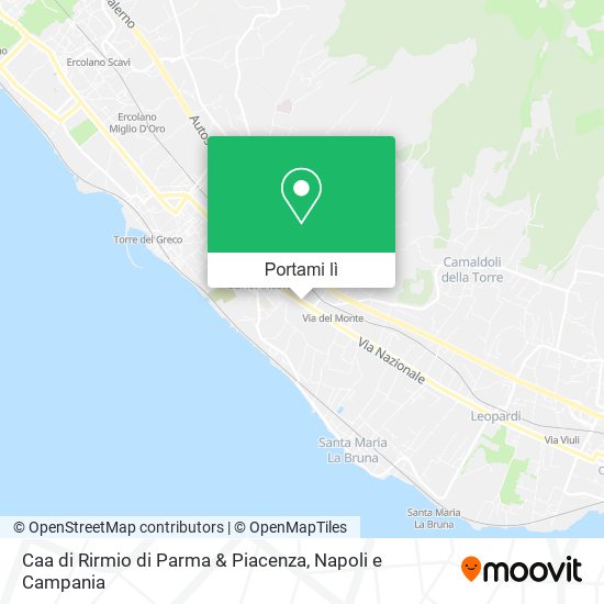 Mappa Caa di Rirmio di Parma & Piacenza