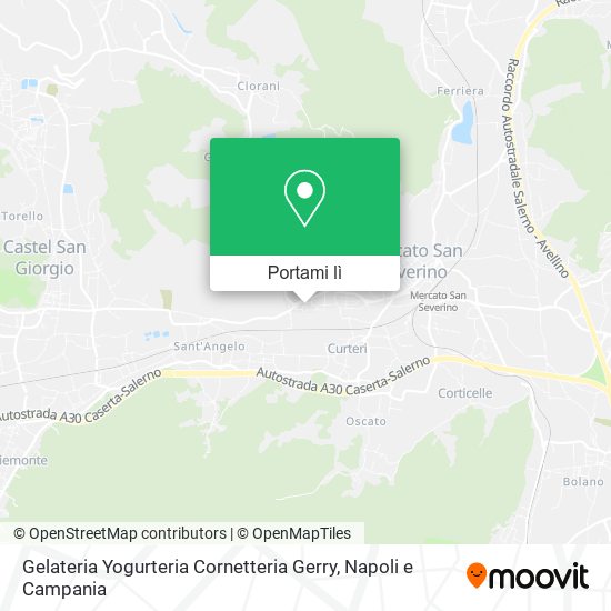 Mappa Gelateria Yogurteria Cornetteria Gerry