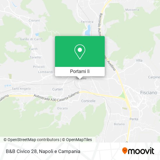 Mappa B&B Civico 28