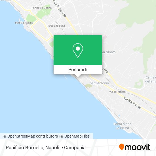 Mappa Panificio Borriello