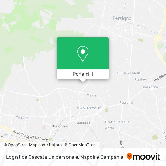 Mappa Logistica Cascata Unipersonale