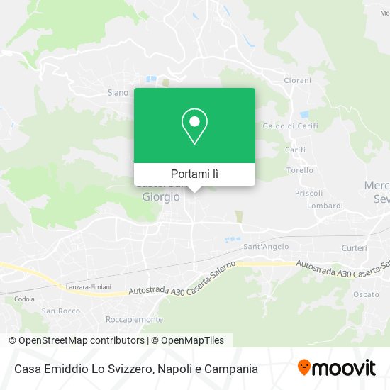 Mappa Casa Emiddio Lo Svizzero