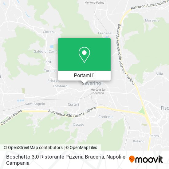 Mappa Boschetto 3.0 Ristorante Pizzeria Braceria