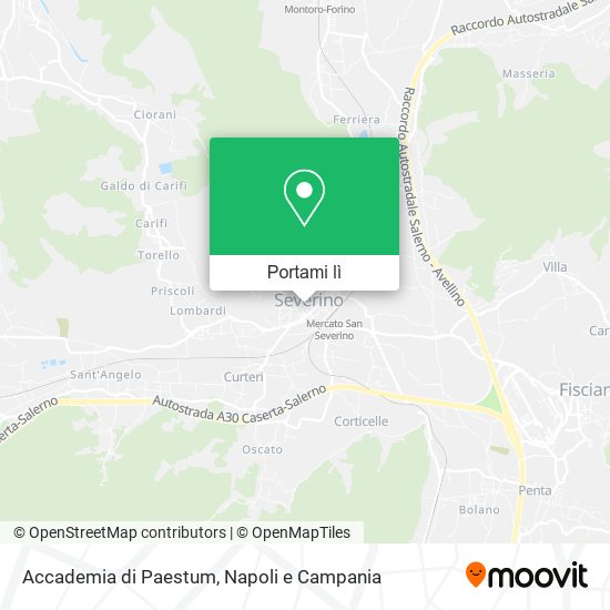 Mappa Accademia di Paestum