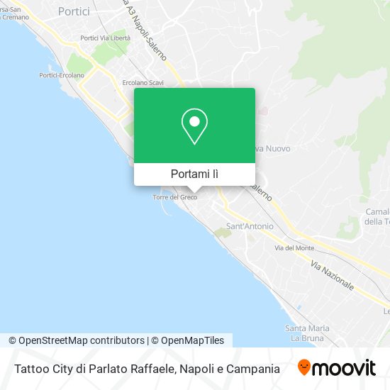 Mappa Tattoo City di Parlato Raffaele