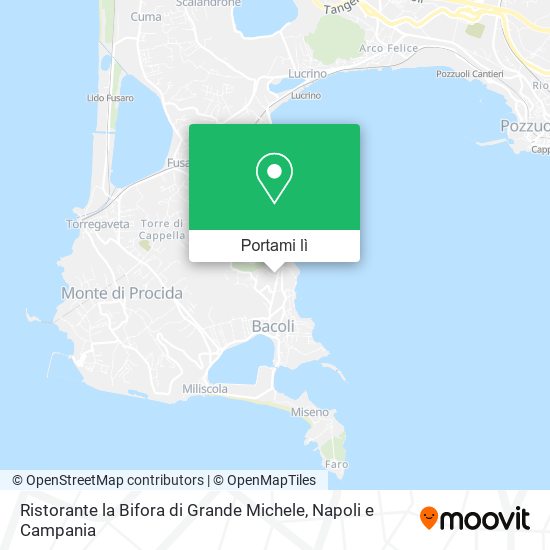 Mappa Ristorante la Bifora di Grande Michele
