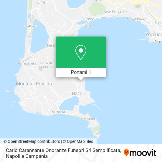 Mappa Carlo Carannante Onoranze Funebri Srl Semplificata