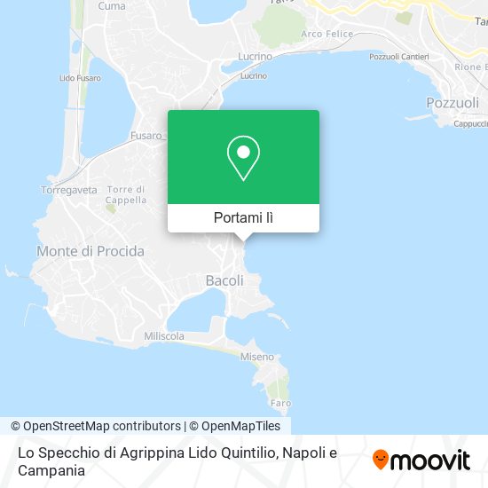 Mappa Lo Specchio di Agrippina Lido Quintilio