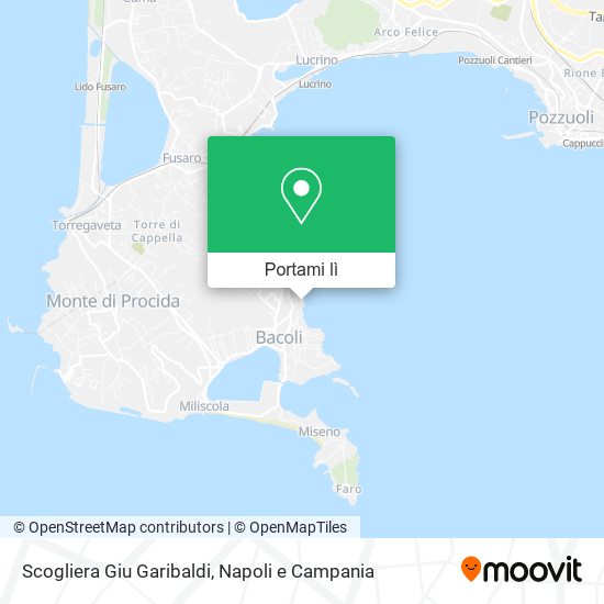 Mappa Scogliera Giu Garibaldi