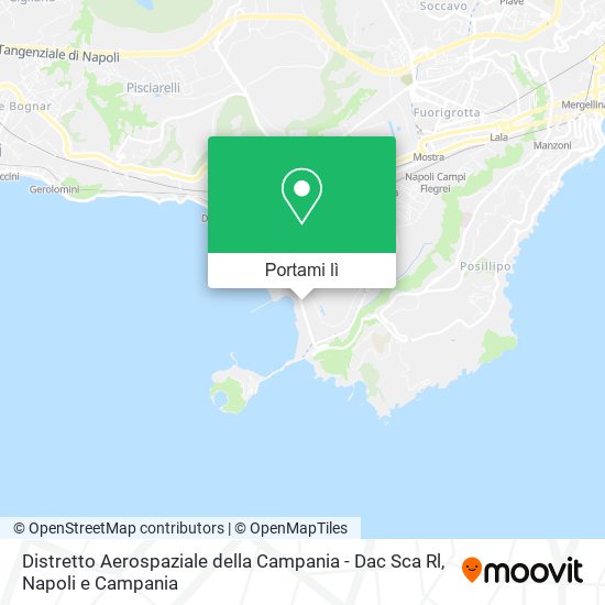 Mappa Distretto Aerospaziale della Campania - Dac Sca Rl