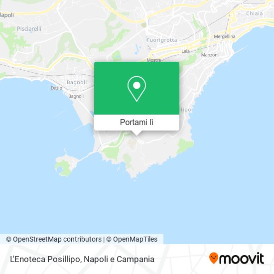 Mappa L'Enoteca Posillipo