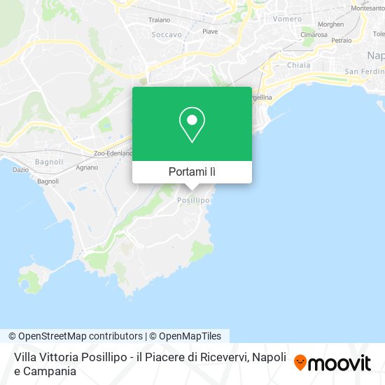 Mappa Villa Vittoria Posillipo - il Piacere di Ricevervi