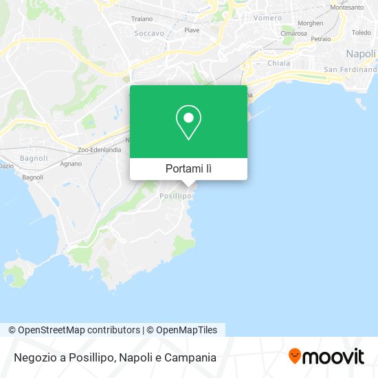 Mappa Negozio a Posillipo