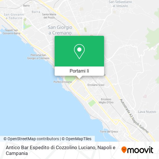 Mappa Antico Bar Espedito di Cozzolino Luciano