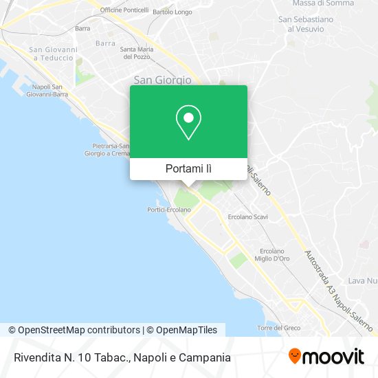 Mappa Rivendita N. 10 Tabac.