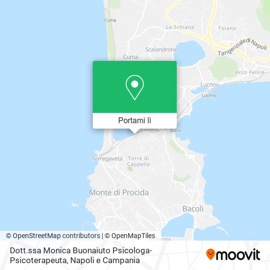 Mappa Dott.ssa Monica Buonaiuto Psicologa-Psicoterapeuta