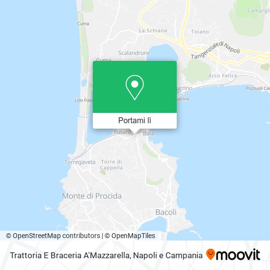 Mappa Trattoria E Braceria A'Mazzarella