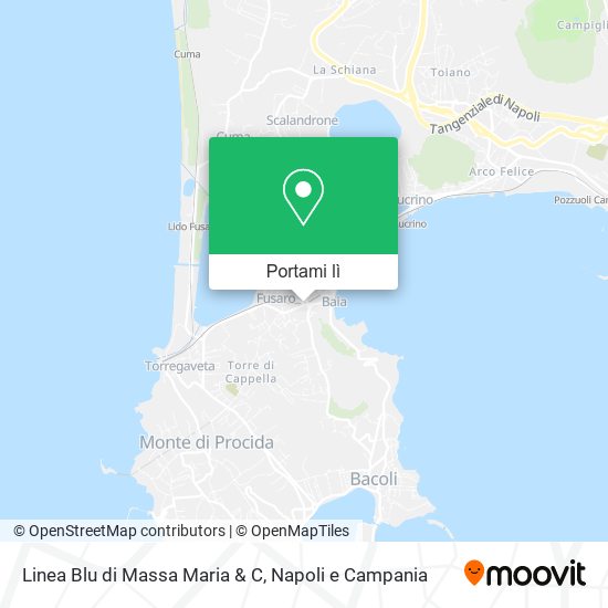 Mappa Linea Blu di Massa Maria & C